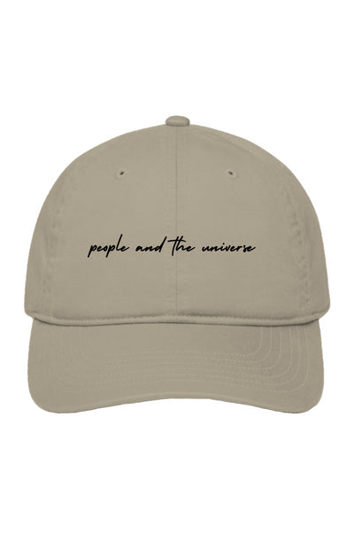 People and the Universe Organic Baseball Cap