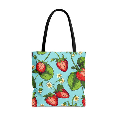 Vintage Style Strawberry Tote Bag