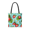 Vintage Style Strawberry Tote Bag