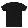 4.3 oz unisex t shirt 100% combed ring spun cotton with a noodle in a take away box front design in black back view