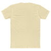 4.3 oz unisex t shirt 100% combed ring spun cotton with a noodle in a take away box front design in natural back view