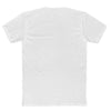 4.3 oz unisex t shirt 100% combed ring spun cotton with a noodle in a take away box front design in white back view